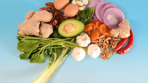 A basket of health vegetables 