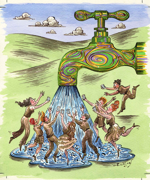 Why bottled water makes as much sense as selling oxygen to people surrounded by air