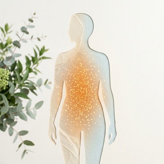 An illustration of inflamation and where it appears in human body