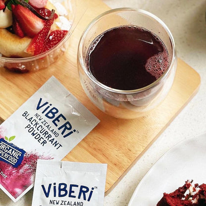 ViBERi Organic Blackcurrant Powder 200g (20x Sachets)