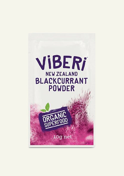 ViBERi Organic Blackcurrant Powder 200g (20x Sachets)